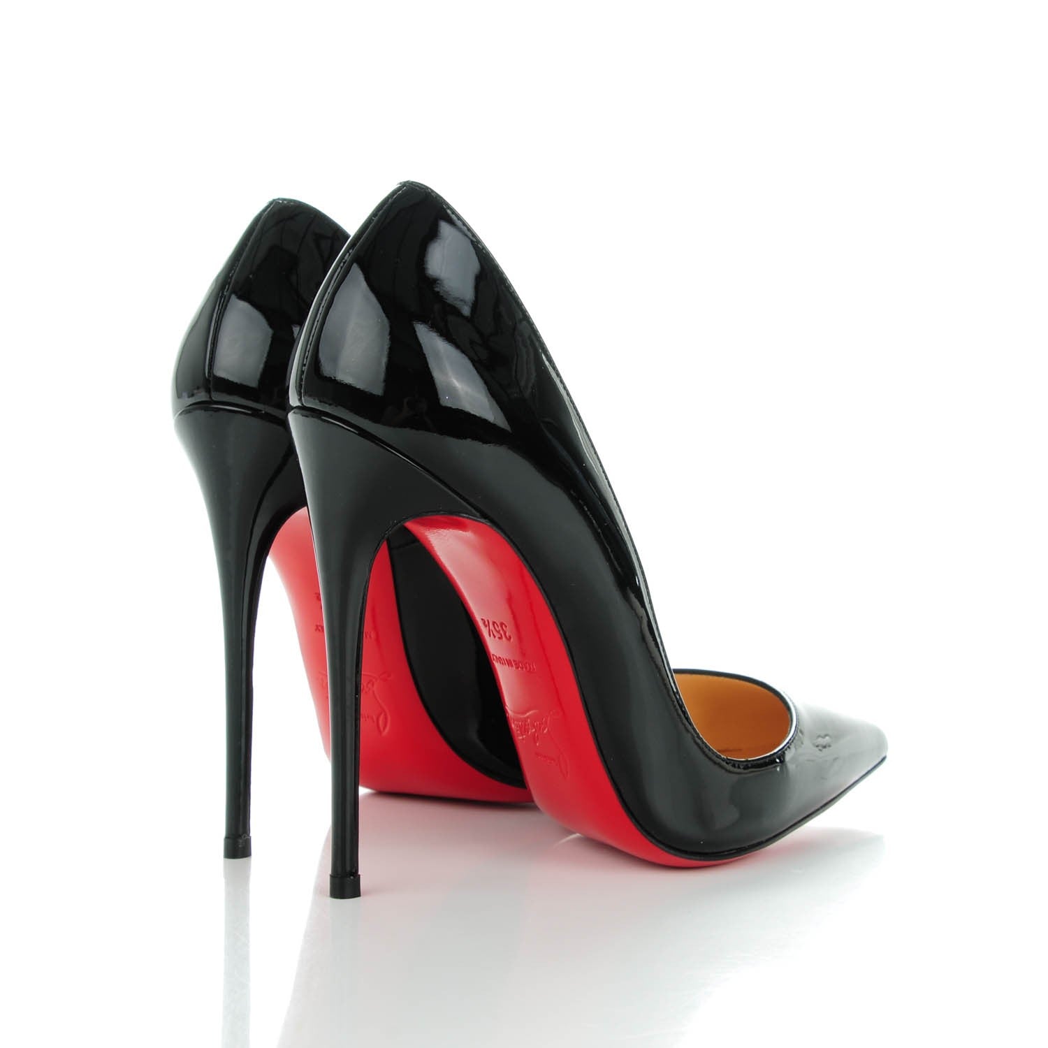 Christian Louboutin Patent So Kate 120 Pumps 35.5 Black 4 of 7