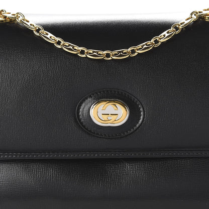 Gucci Azalea Calfskin Small Marina Chain Shoulder Bag Black 10 of 11