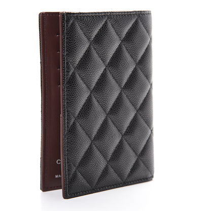 Chanel Caviar Quilted Passport Holder Black 2 of 7