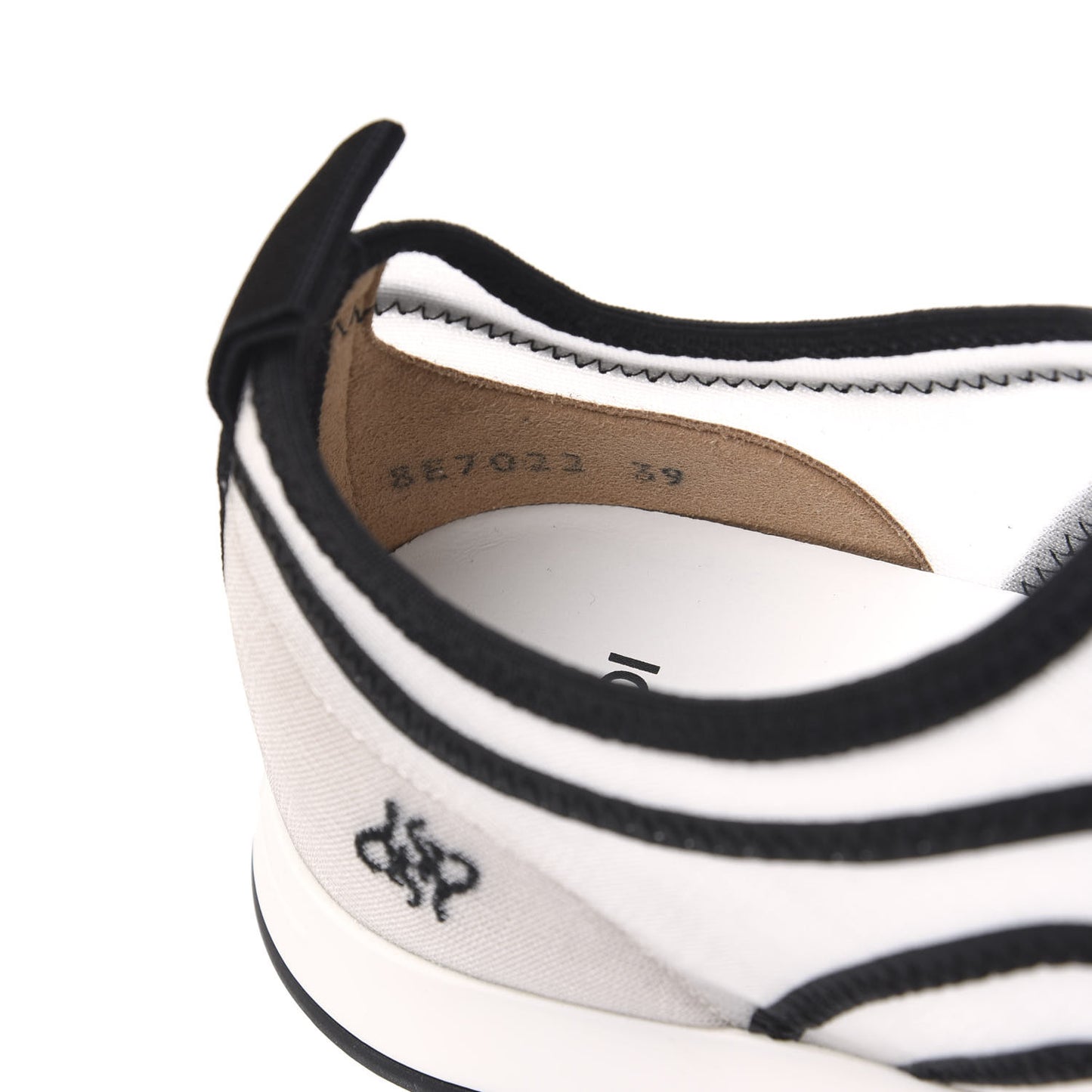 Mesh FF Karligraphy Slip On Sneakers 39 White