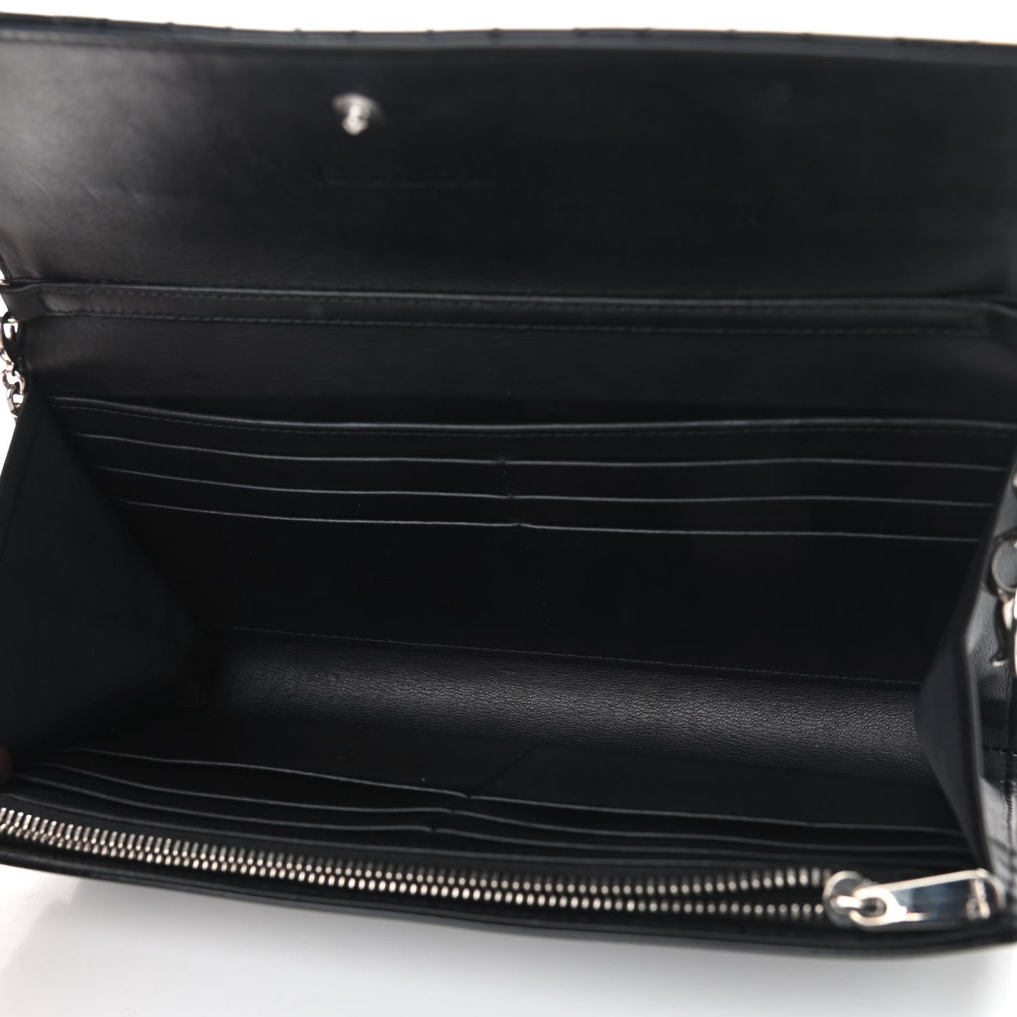 Patent Cannage Rendez-vous Chain Wallet Black