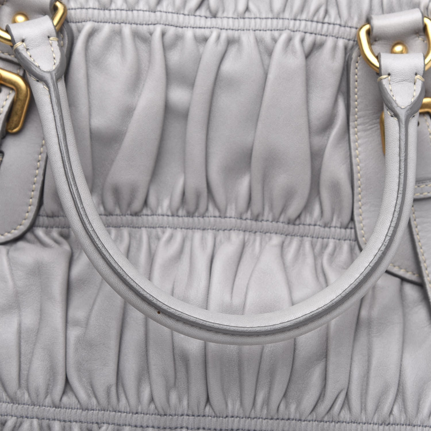 Prada Nappa Gaufre Tote Pomice 11 of 13