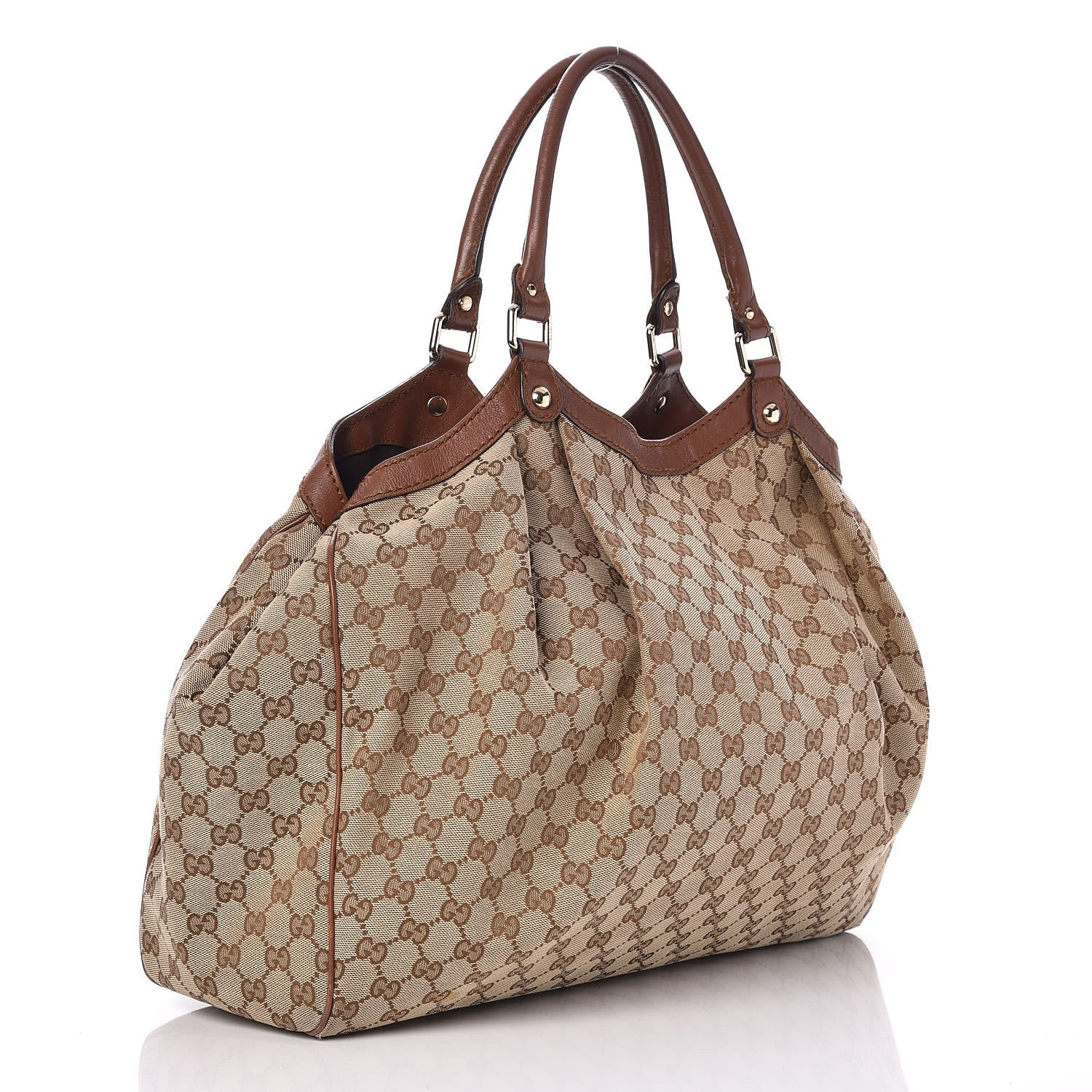 Gucci Monogram Large Sukey Tote Brown 3 of 7