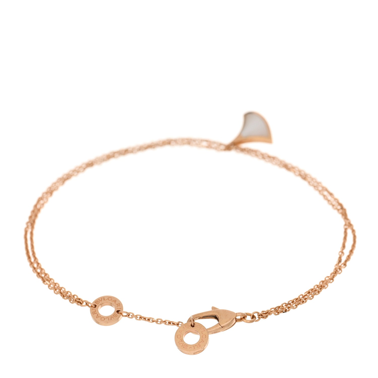 Bulgari 18K Rose Gold Mother of Pearl Divas' Dream Bracelet SM 2 of 4