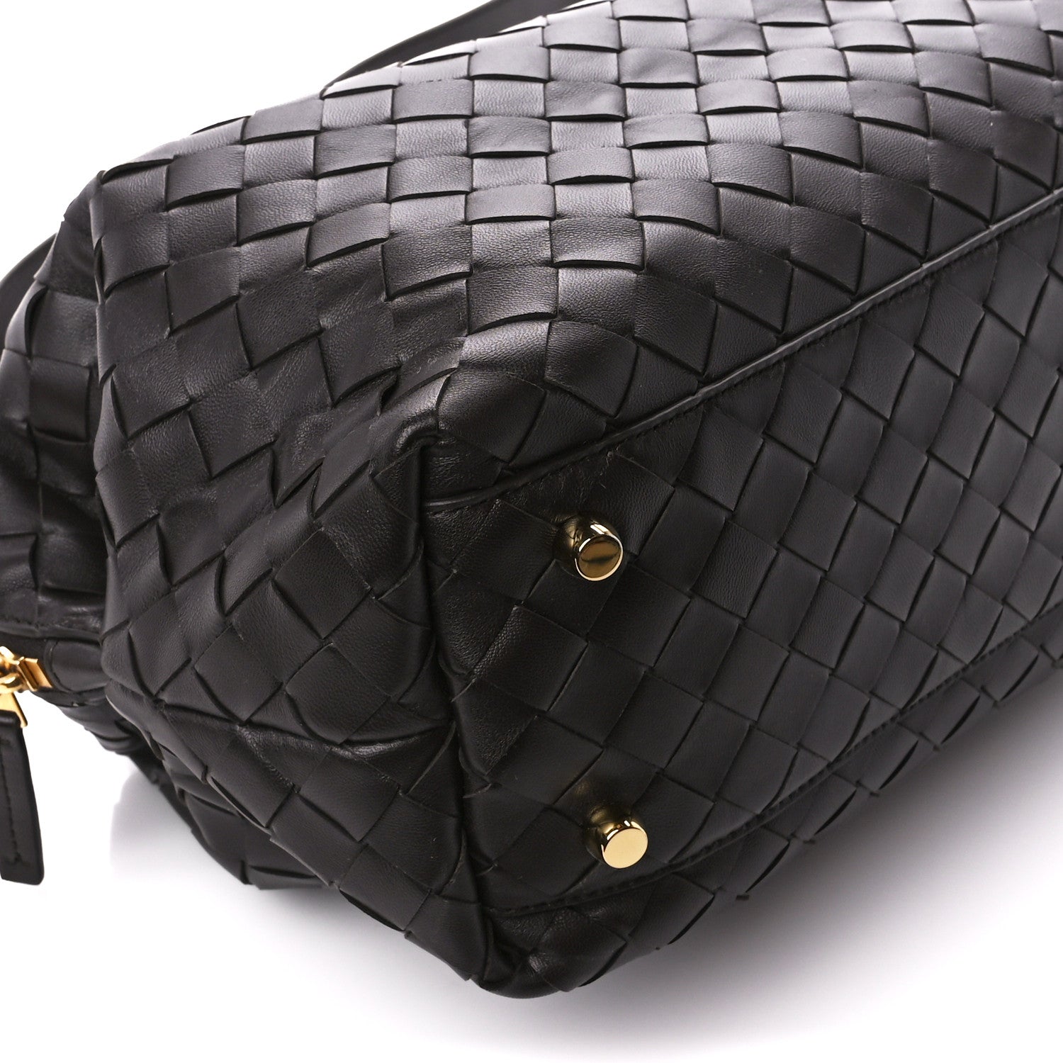 Bottega Veneta Nappa Intrecciato Bauletto Ebano 10 of 11