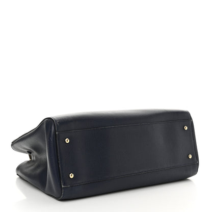 Chanel Grained Calfskin Medium Neo Executive Shopper Tote Dark Blue 4 of 16