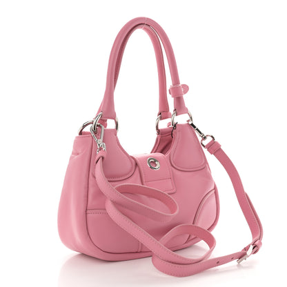 Prada Nappa Soft Padded Re-Edition 2002 Moon Bag Geranio 2 of 9