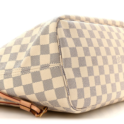 Louis Vuitton Damier Azur Neo Neverfull MM Rose Ballerine 9 of 13