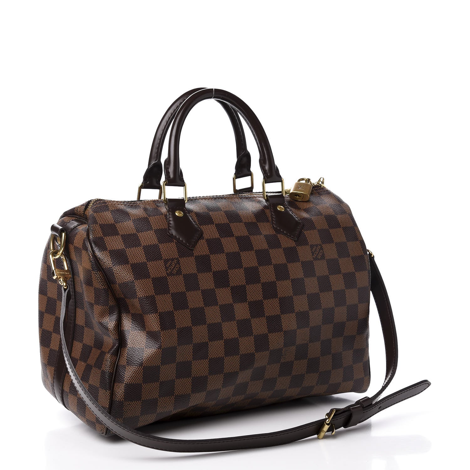 Louis Vuitton Damier Ebene Speedy Bandouliere 30 2 of 9