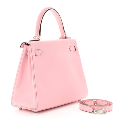 Hermes Swift Kelly Retourne 25 Rose Sakura 2 of 14