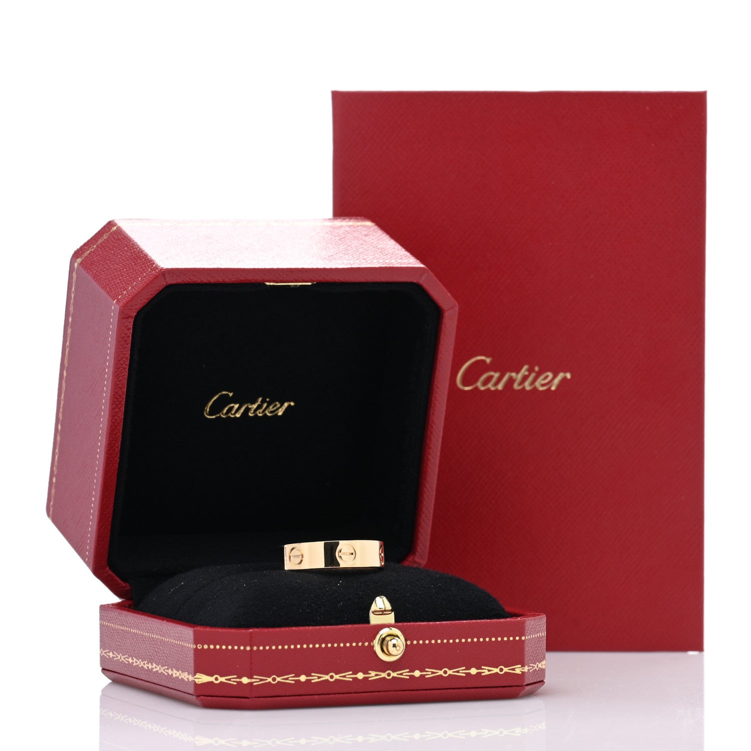 Cartier 18K Yellow Gold 5.5mm LOVE Ring 58 8.25 5 of 5
