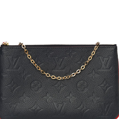 Louis Vuitton Empreinte Double Zip Pochette Marine Rouge 7 of 16