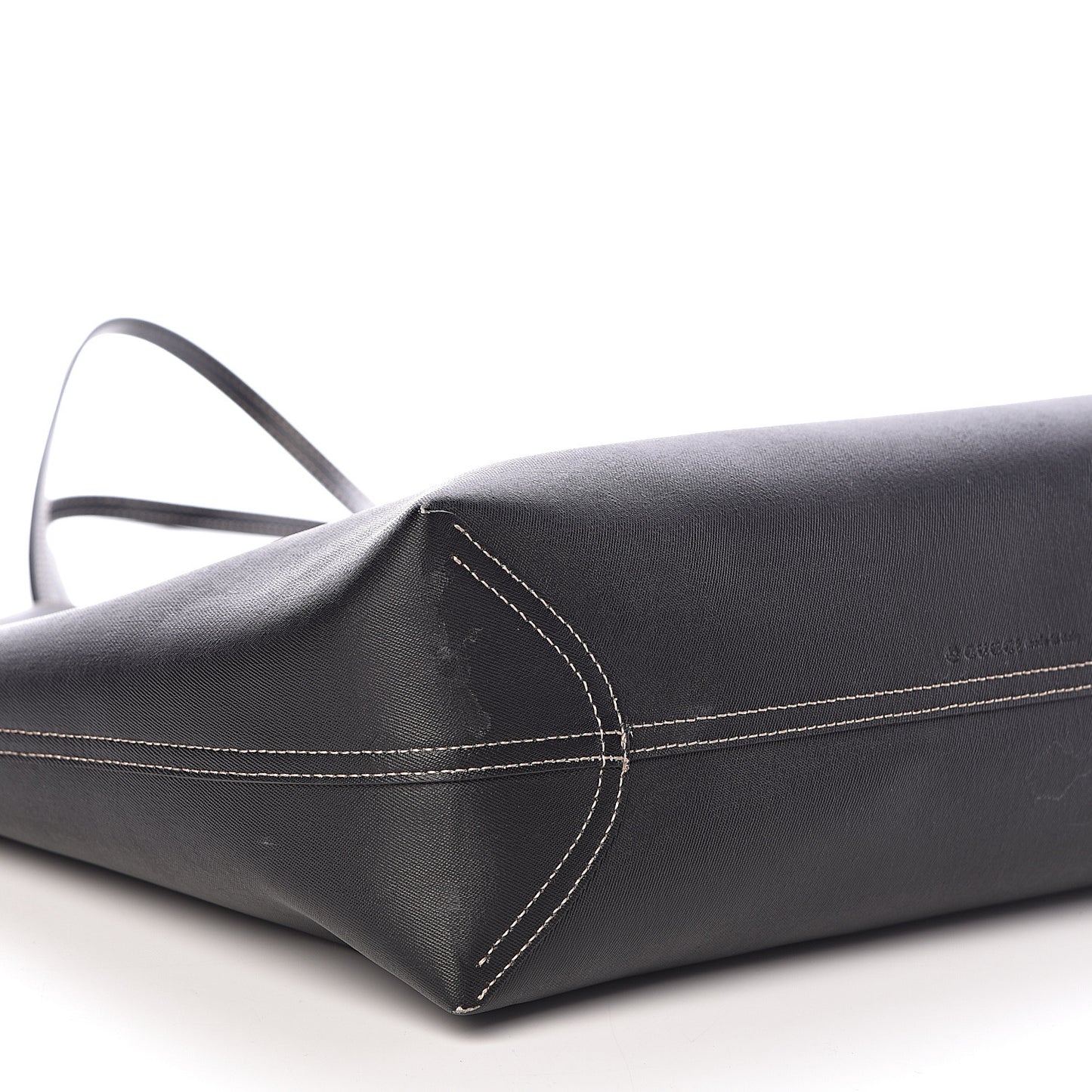 Calfskin GG Supreme Monogram Medium Reversible Tote Black