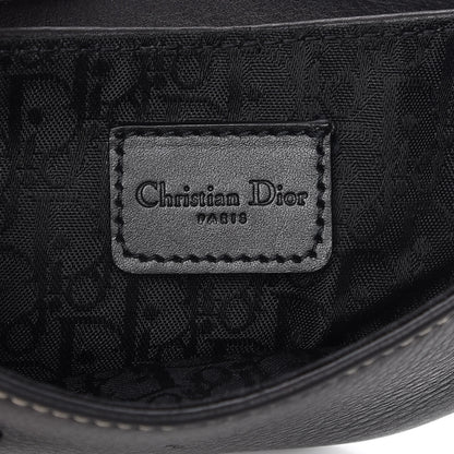 Christian Dior Grained Calfskin Saddle Belt Bag Black 6 of 9