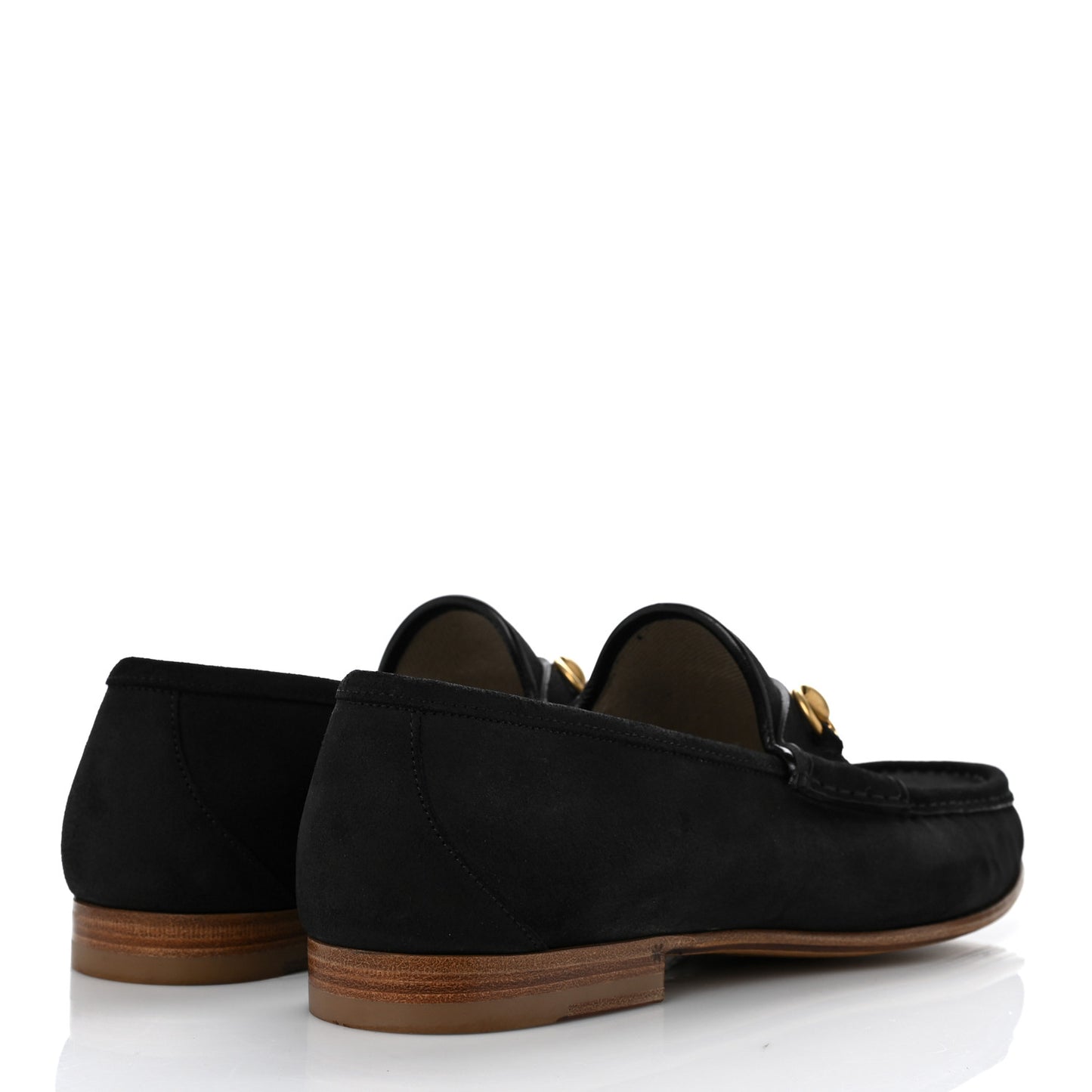 Suede Mens 1953 Horsebit Loafers 9.5 Black