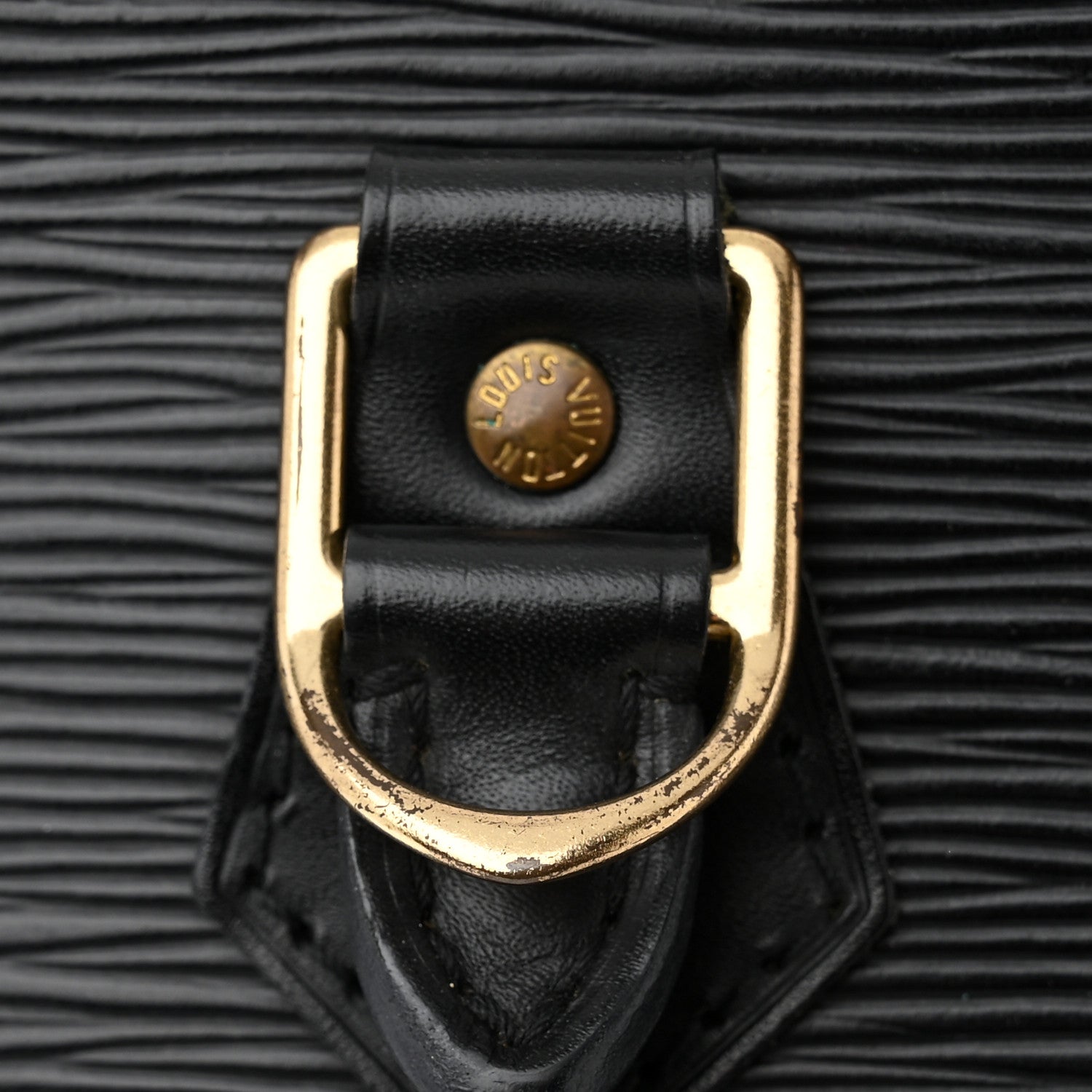 Louis Vuitton LOUIS VUITTON Epi Alma PM Black 12 of 12