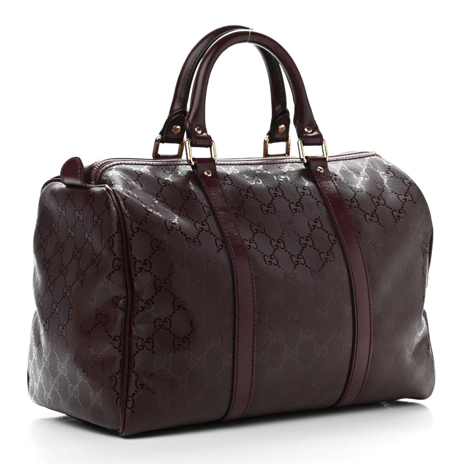 Gucci Imprime Monogram Medium Joy Boston Bordeaux 2 of 11