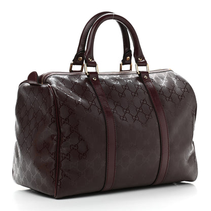 Gucci Imprime Monogram Medium Joy Boston Bordeaux 2 of 11