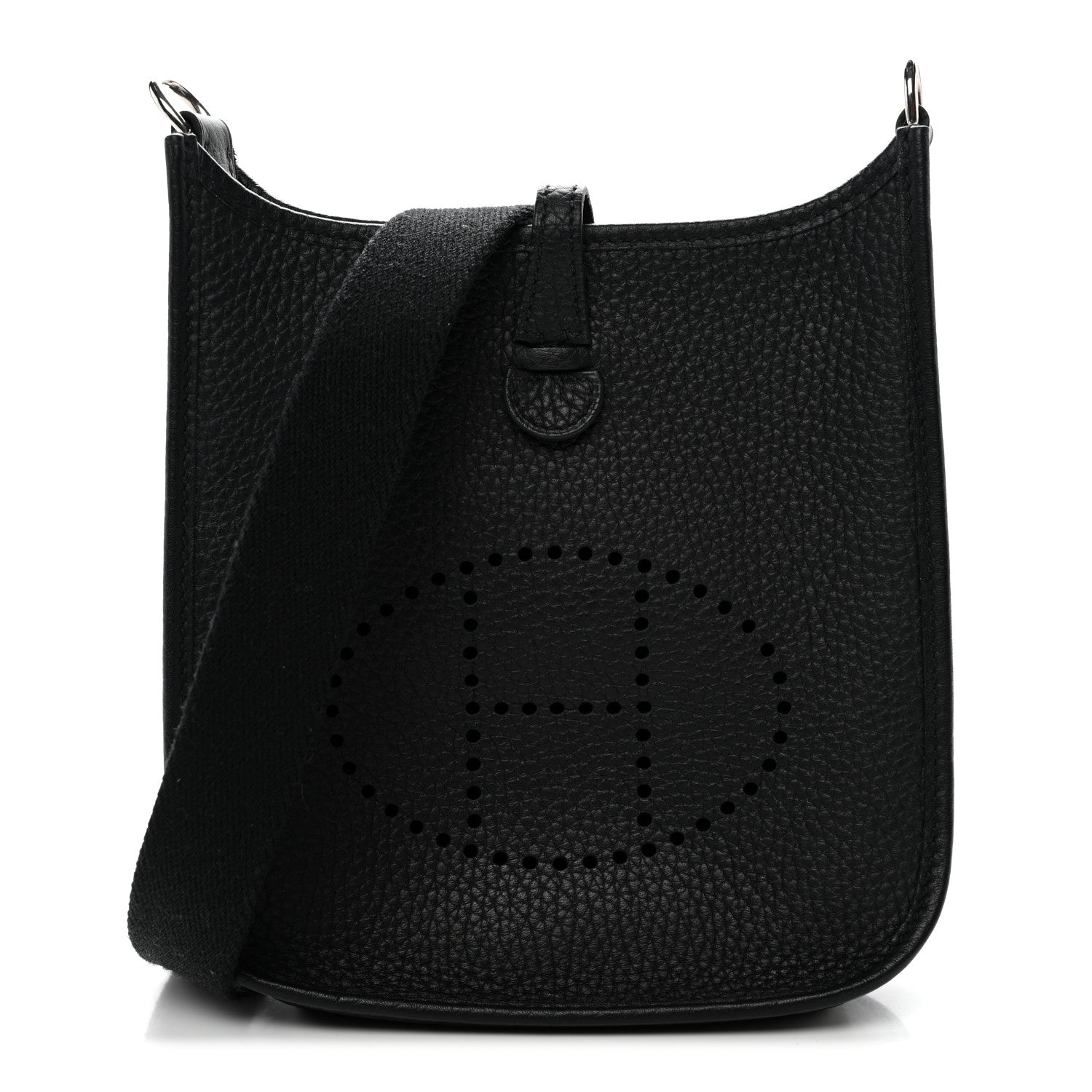Hermes Taurillon Clemence Evelyne TPM Black 1 of 11