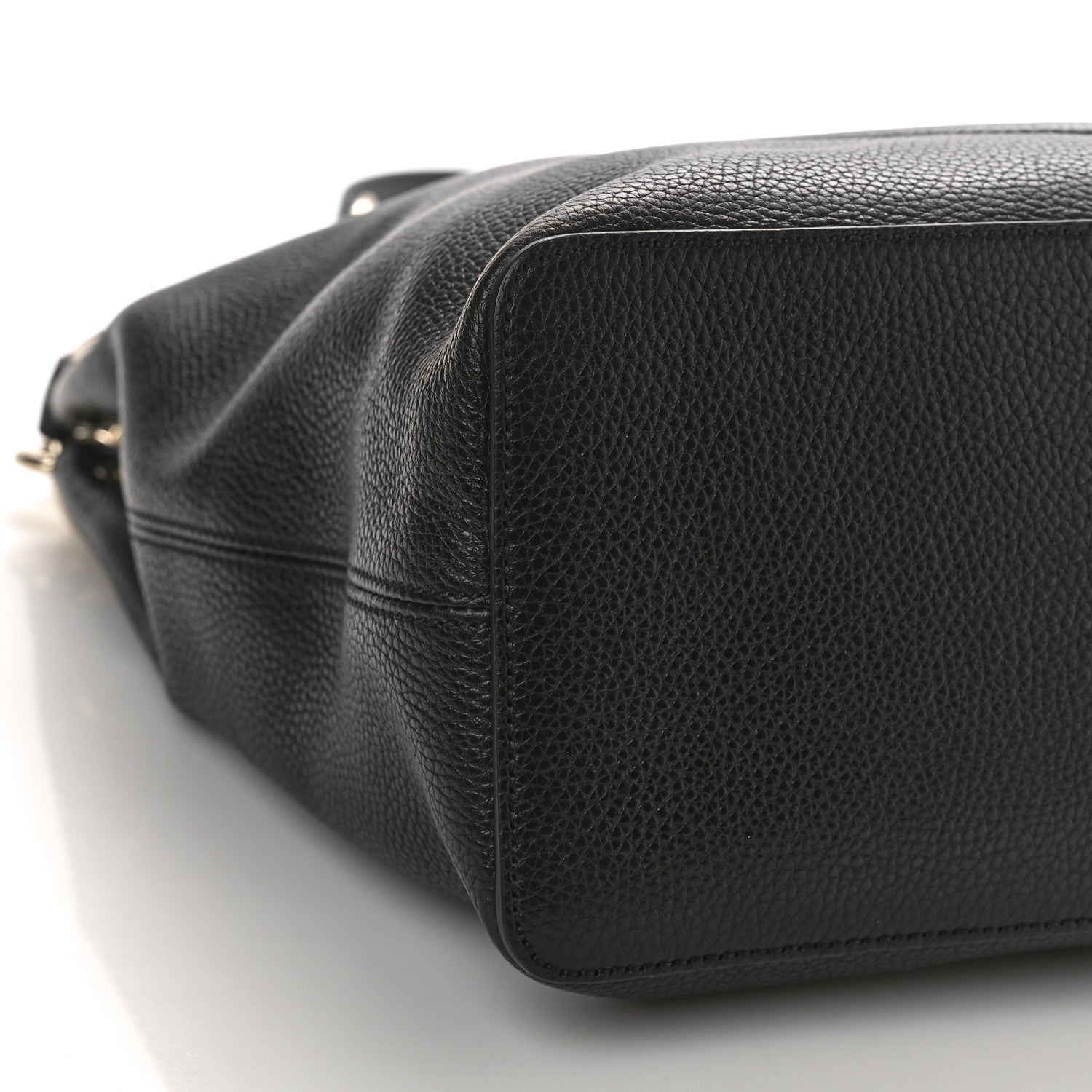 Gucci Pebbled Calfskin Large Soho Hobo Black 9 of 10