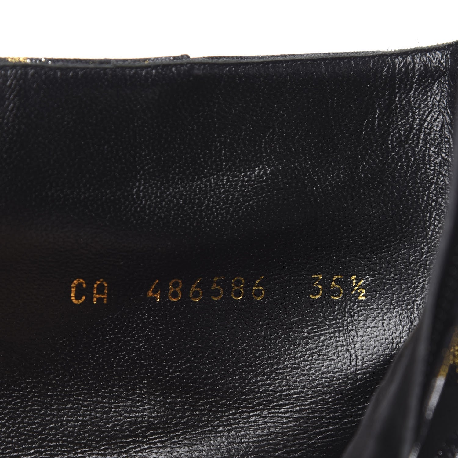 Saint Laurent Jacquard Leopard Loulou Ankle Boots 35.5 Oro 7 of 8