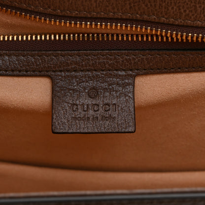 Gucci GG Supreme Monogram Web Small Ophidia Flap Messenger Bag Brown 6 of 11