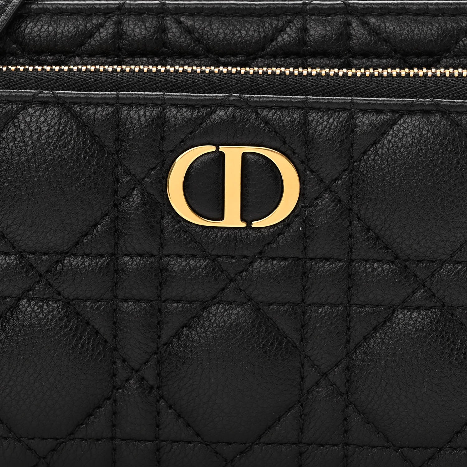 Christian Dior Supple Calfskin Caro Double Pouch Black 7 of 9