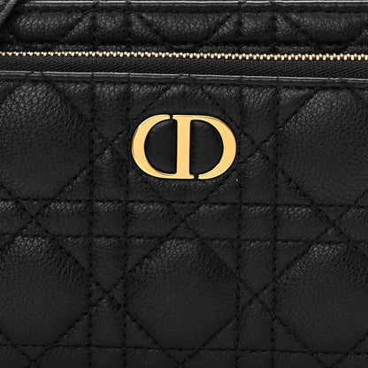 Christian Dior Supple Calfskin Caro Double Pouch Black 7 of 9