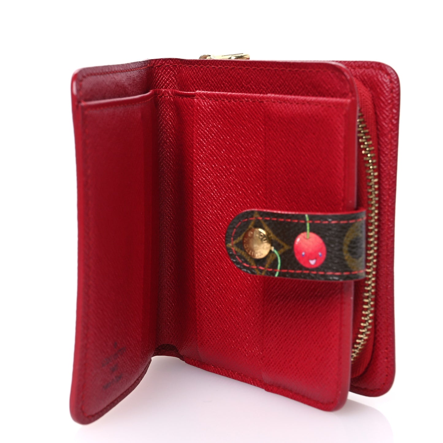 Monogram Cerises Compact Zippe Wallet