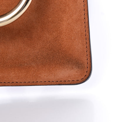 Chloe Python Suede Mini Faye Bracelet Bag Tannish Red 11 of 13