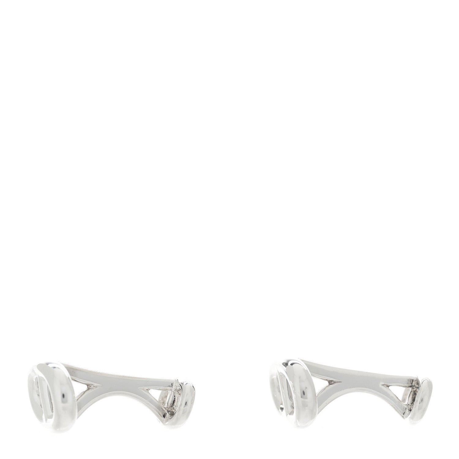 Hermes Sterling Silver Marine Cufflinks 4 of 5