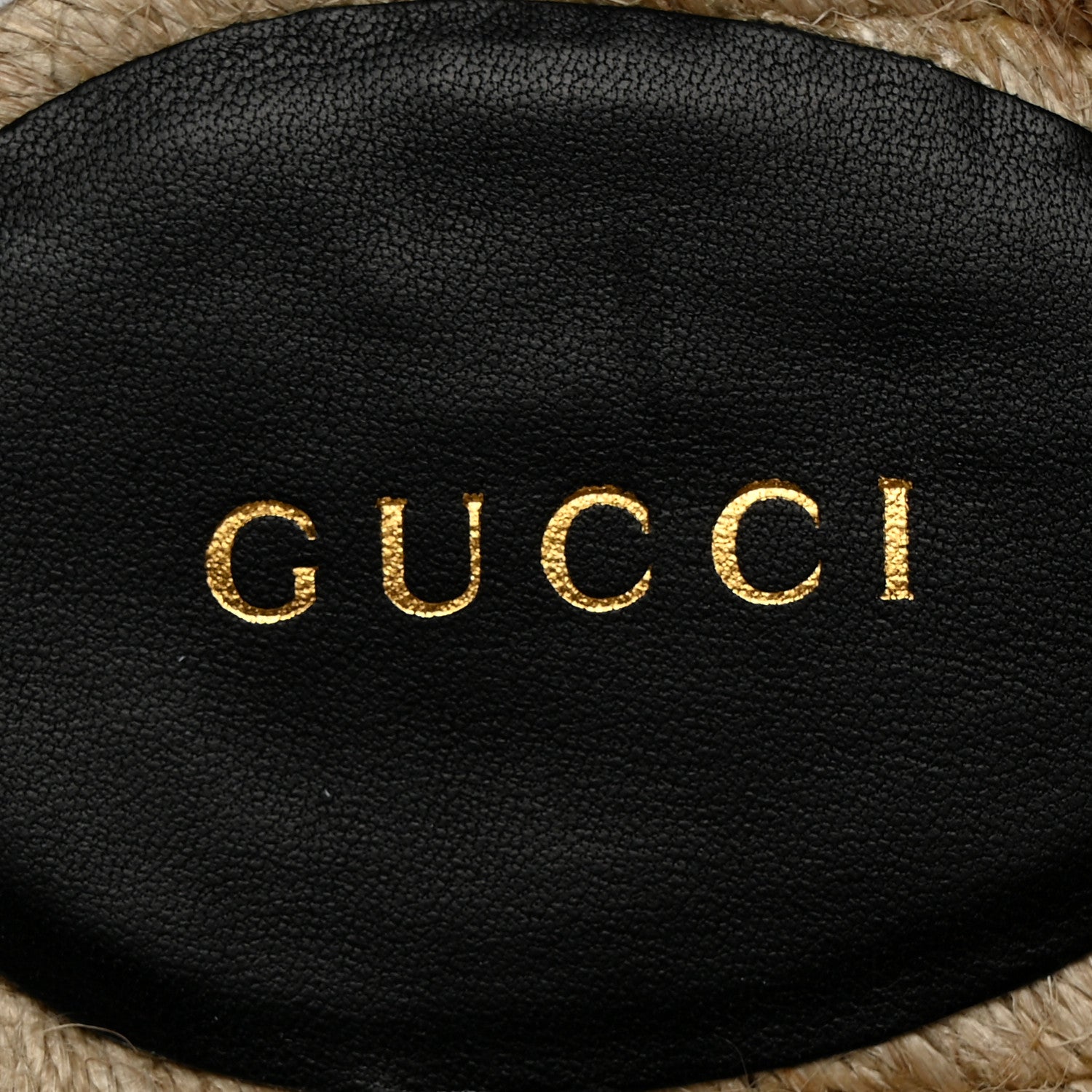 Gucci Nappa Matelasse GG Marmont Espadrille Slide Sandals 38 Black 7 of 9