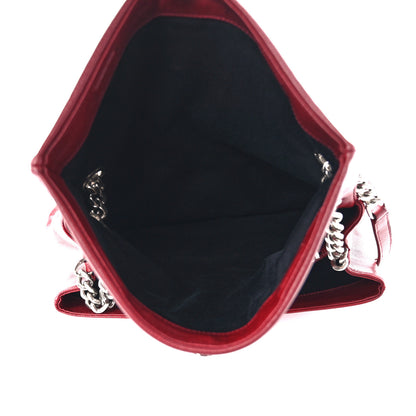 Saint Laurent Grain De Poudre Medium West Hollywood Monogram Fold-Over Palissandre 6 of 16