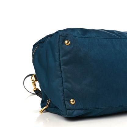 Prada Tessuto Nylon Satchel Blue 6 of 8