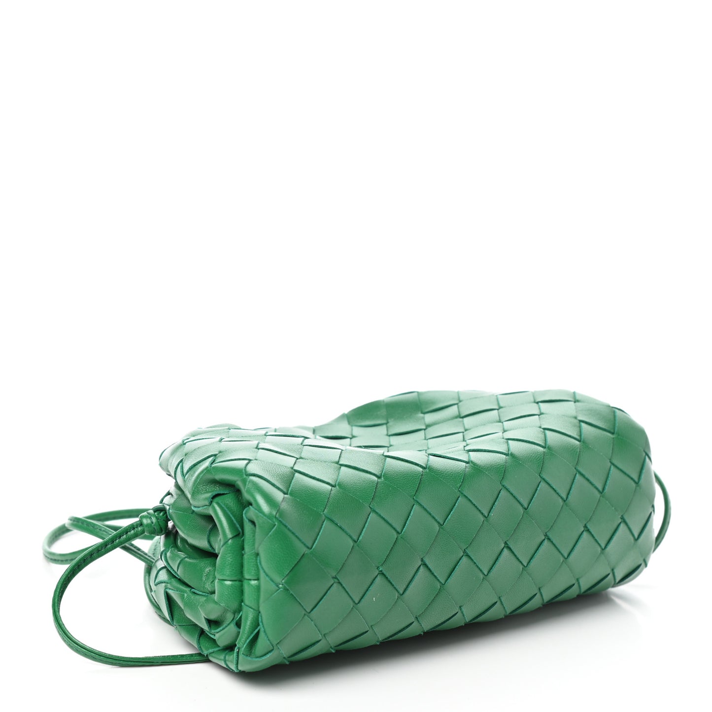 Nappa Intrecciato The Mini Pouch Racing Green