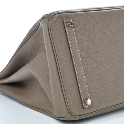 Hermes Togo Birkin 40 Etoupe 37 of 39