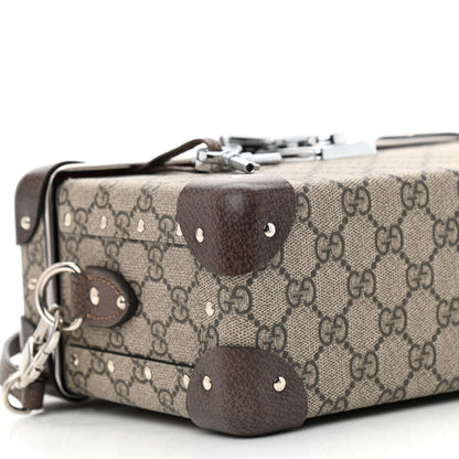 Gucci GG Supreme Monogram Globe-Trotter Beauty Case Brown 9 of 10
