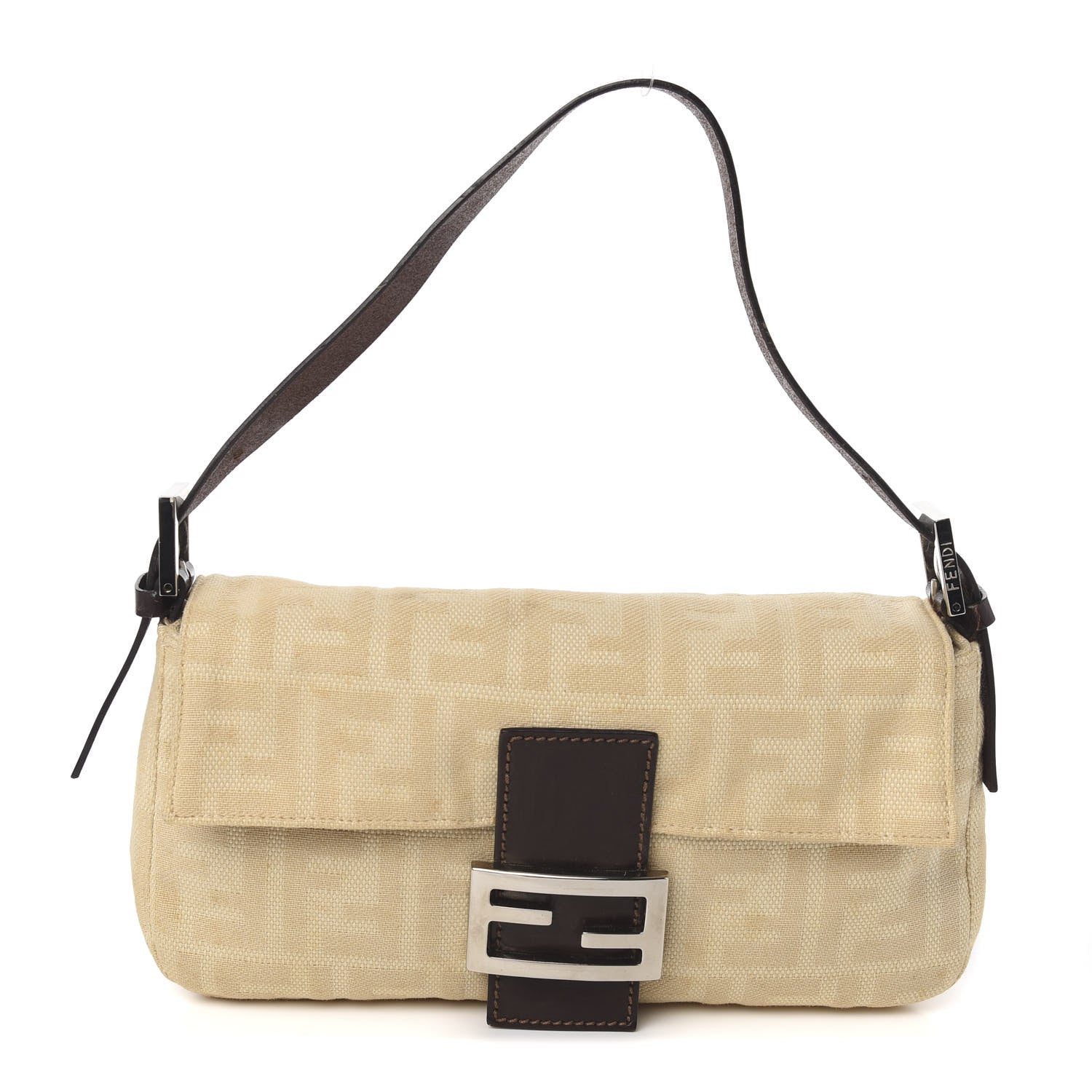 Fendi Zucca Baguette Beige 1 of 9