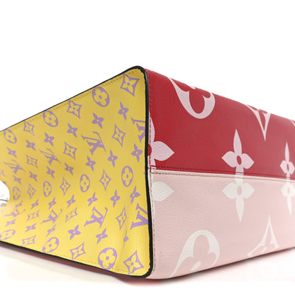 Louis Vuitton Monogram Giant Onthego GM Rouge Rose 8 of 9