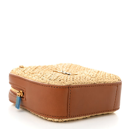 Saint Laurent Raffia Calfskin Monogram Jamie Cube Beige Brick 4 of 11