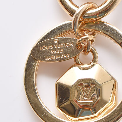 Louis Vuitton LV Facettes Bag Charm Key Holder Gold 4 of 6