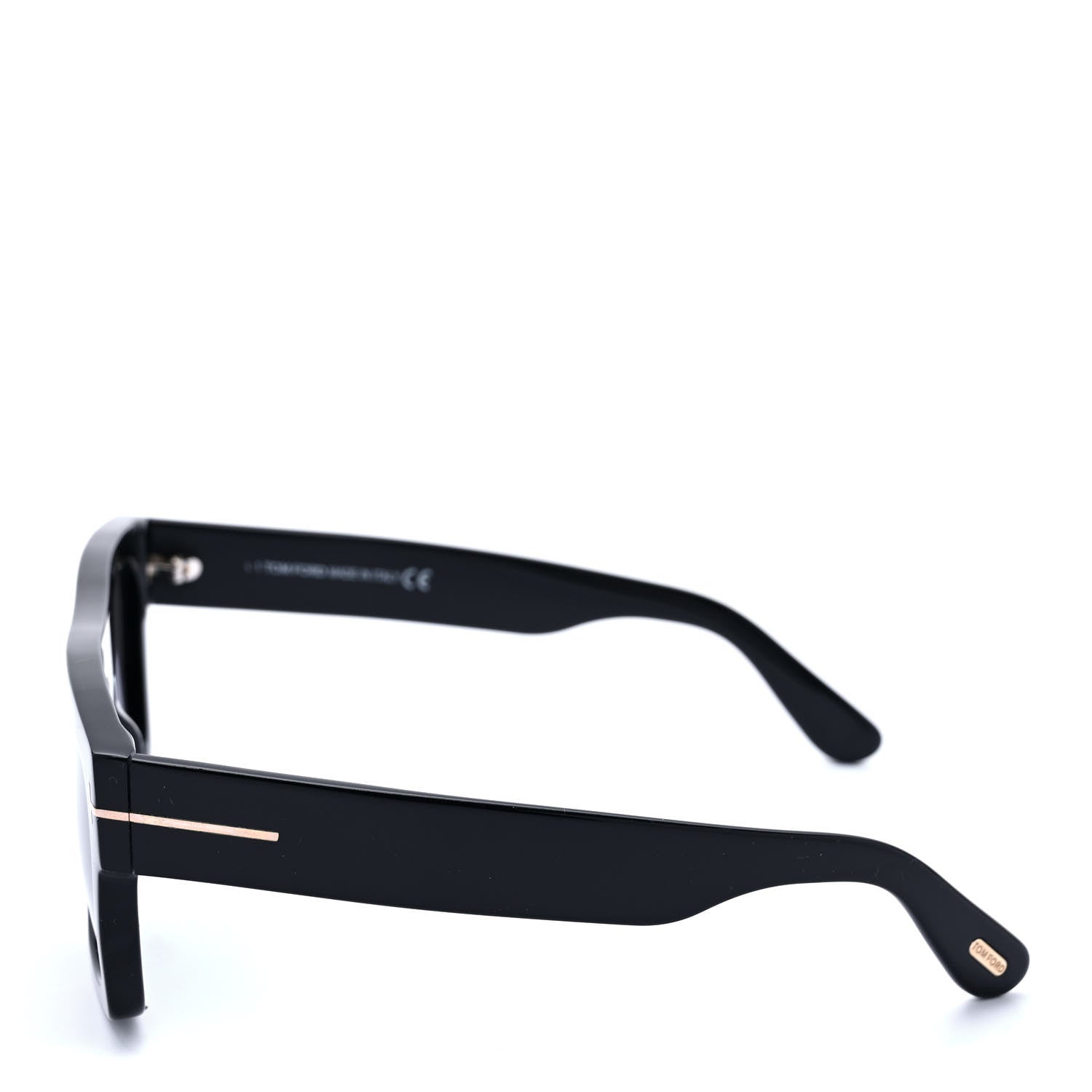 Tom Ford Acetate Fausto Sunglasses TF711 Black 3 of 8