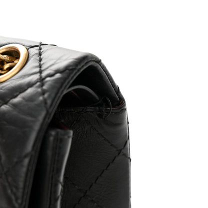 Chanel Aged Calfskin Quilted 2.55 Reissue 225 Flap Black 19 of 22