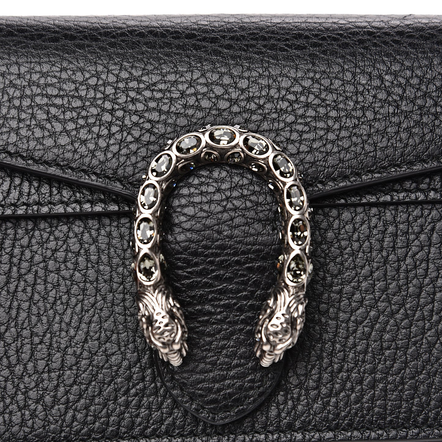 Calfskin Super Mini Dionysus Shoulder Bag Black