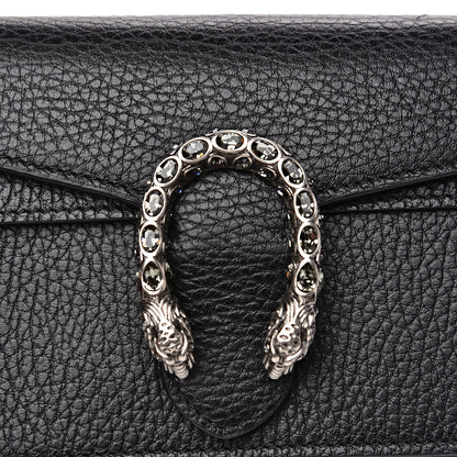 Gucci Calfskin Super Mini Dionysus Shoulder Bag Black 8 of 8