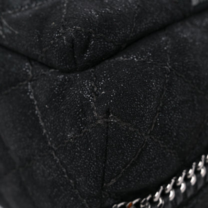 Stella McCartney Shaggy Deer Quilted Small Falabella Backpack Black 9 of 21