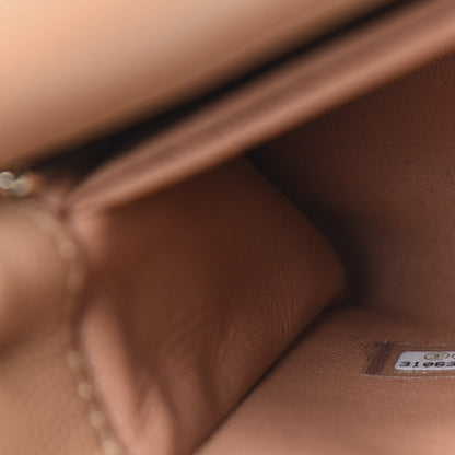 Chanel Caviar Quilted Mini Coco Handle Flap Brown 7 of 10