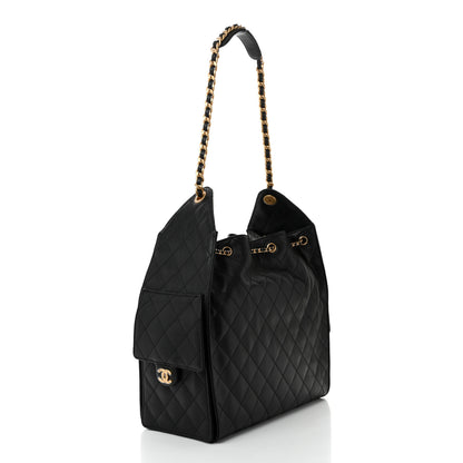 Chanel Caviar Quilted Medium Chanel 25 Handbag Black 4 of 11