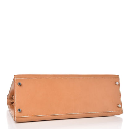 Hermes Vache Natural Kelly Sellier 35 4 of 45