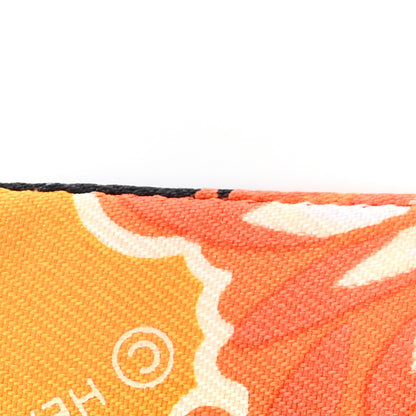 Hermes Silk The Three Graces Twilly Orange Mangue Anthracite 6 of 7